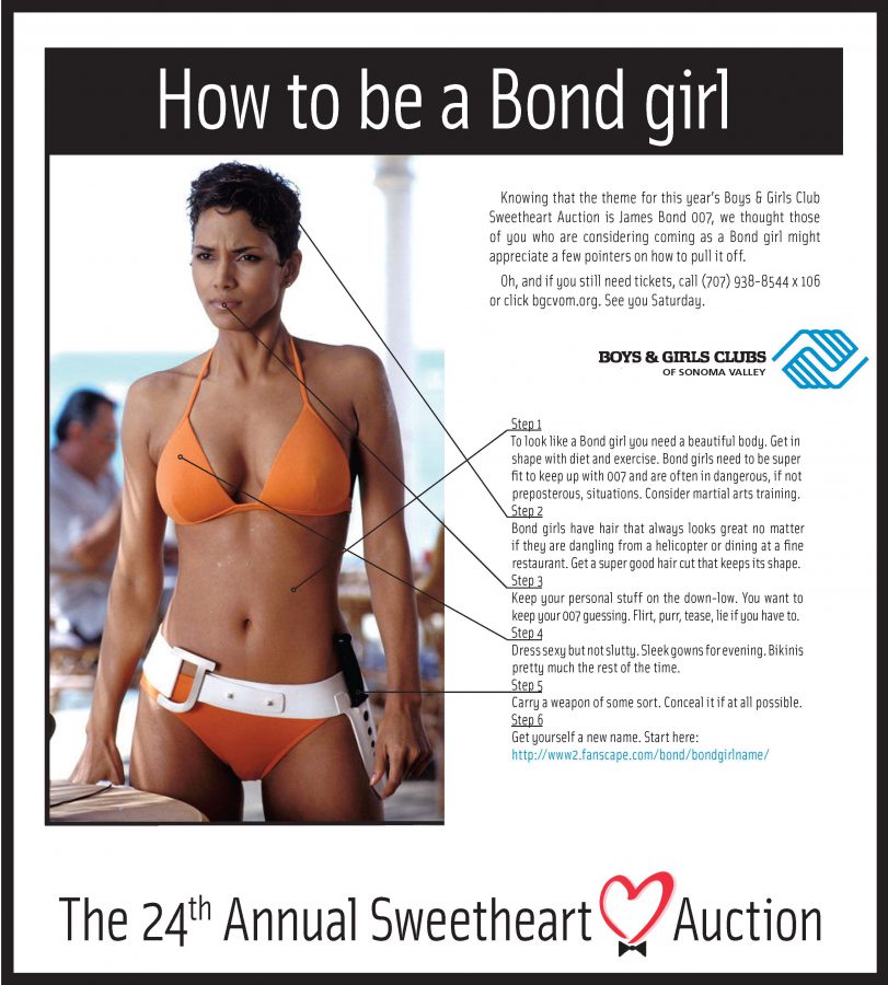 How to be a Bond girl.
